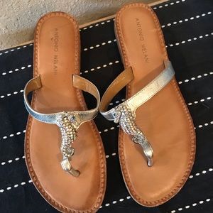 Jeweled Seahorse Sandals (Antonio Melani)